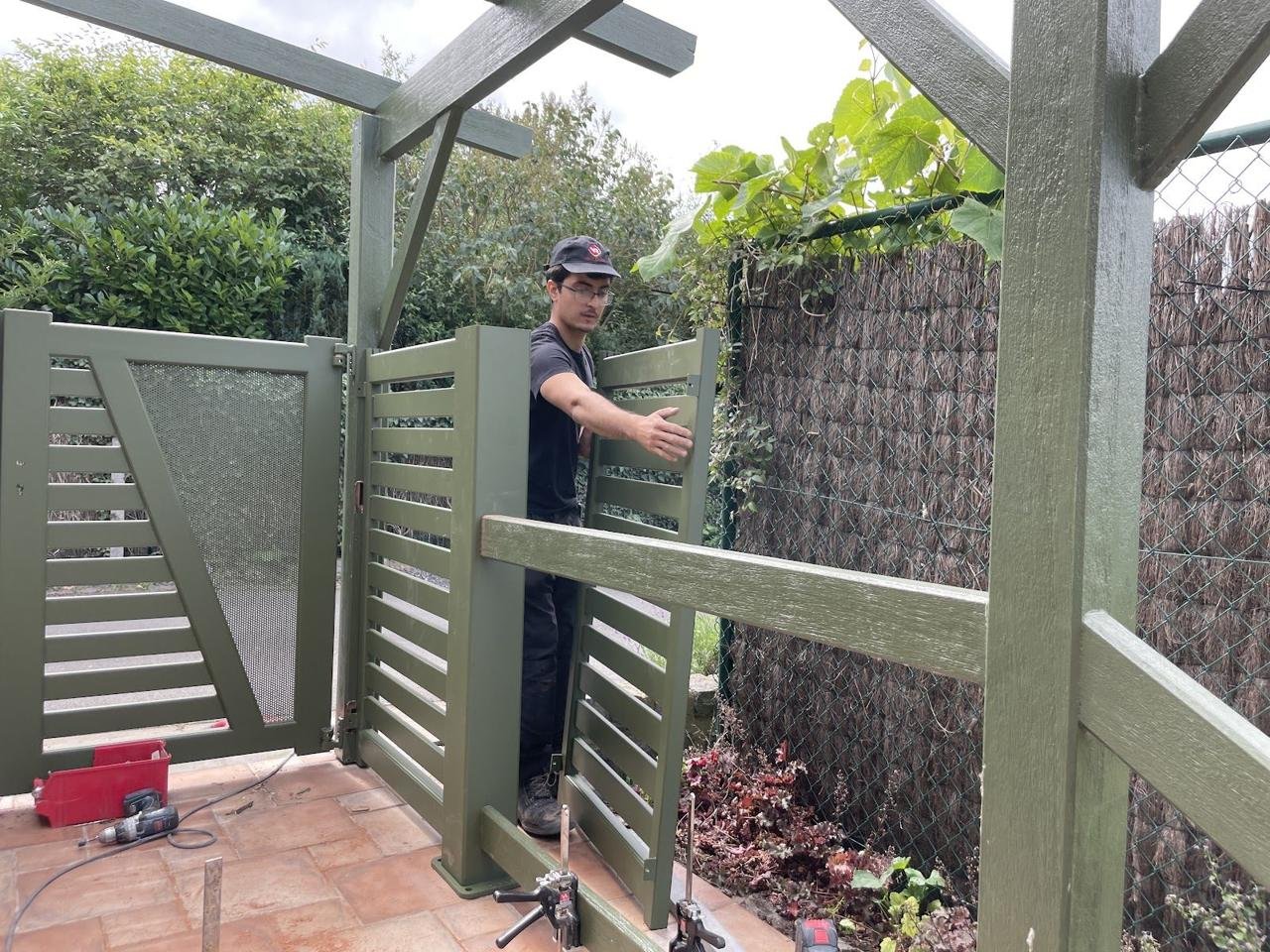 Chantier portail : photo 43